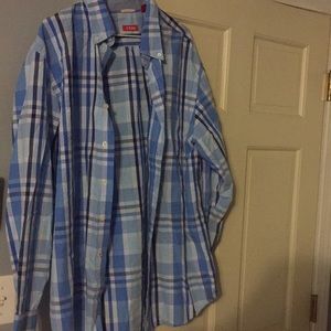 Izod button up collared shirt.